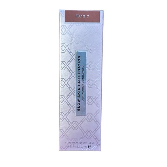 Revolution Glow Skin Luminous Foundation FX 13.7 Dark Skin Yellow Undertone - Picture 1 of 4